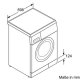 Bosch WAS2844B lavatrice Caricamento frontale 8 kg 1400 Giri/min Bianco 3