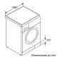 Bosch WAE2007XEE lavatrice Caricamento frontale 7 kg 1000 Giri/min Argento, Acciaio inossidabile 4