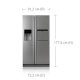 Samsung RSH1FTPE frigorifero side-by-side 524 L 3