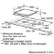 Siemens EH679MN27E piano cottura Acciaio inossidabile Da incasso Piano cottura a induzione 4 Fornello(i) 5