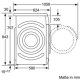 Siemens WM16S742 lavatrice Caricamento frontale 8 kg 1600 Giri/min Bianco 4
