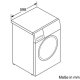 Siemens WM16Y741 lavatrice Caricamento frontale 8 kg 1600 Giri/min Nero, Bianco 8