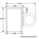 Siemens WM10Q468ES lavatrice Caricamento frontale 8 kg 1000 Giri/min Bianco 3