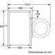 Siemens WM12Q47XES lavatrice Caricamento frontale 7 kg 1200 Giri/min Acciaio inossidabile 3