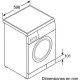 Siemens WM14E47XEE lavatrice Caricamento frontale 7 kg 1400 Giri/min Acciaio inossidabile 3