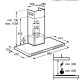 Electrolux EFB90680BX Cappa aspirante a parete Acciaio inossidabile 1100 m³/h A 3