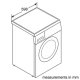 Bosch WAQ28411 lavatrice Caricamento frontale 7 kg 1400 Giri/min Bianco 5
