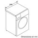 Siemens WM14W690EE lavatrice Caricamento frontale 8 kg 1400 Giri/min Bianco 4
