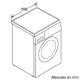 Siemens WM14Q49XFF lavatrice Caricamento frontale 8 kg 1400 Giri/min Acciaio inossidabile 5