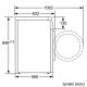 Bosch WAW32468SN lavatrice Caricamento frontale 8 kg 1600 Giri/min Bianco 6