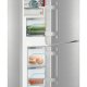 Liebherr CNPes 3758 Premium NoFrost frigorifero con congelatore Libera installazione 271 L Stainless steel 3