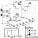 AEG X69264MD1 Cappa aspirante a parete Stainless steel 625 m³/h A 3