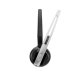 EPOS | SENNHEISER IMPACT DW Office ML - US Auricolare Wireless A clip, A Padiglione, Passanuca Ufficio Nero, Argento 7