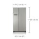 Samsung RSA1STTC frigorifero side-by-side Libera installazione 550 L Argento 4