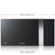 Samsung ME106V-SX forno a microonde 28 L 1000 W Argento 4