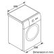 Bosch WAQ20422IT lavatrice Caricamento frontale 7 kg 1000 Giri/min Bianco 3