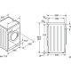 Bosch WAE284P2 lavatrice Caricamento frontale 7 kg 1400 Giri/min Grigio, Bianco 3