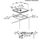 Electrolux PVB645V piano cottura Bianco Da incasso Gas 4 Fornello(i) 3