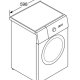 Siemens WM12T468ES lavatrice Caricamento frontale 8 kg 1200 Giri/min Bianco 5