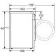 Siemens WT46G210EE asciugatrice Libera installazione Caricamento frontale 8 kg B Bianco 4