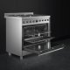 Smeg C9GMX9 cucina Elettrico Gas Acciaio inossidabile A 8