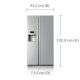 Samsung RSH5UTTS1 frigorifero side-by-side Libera installazione 524 L Argento 3