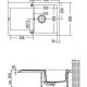 Franke Maris MRG 611 Lavello montato su piano Rettangolare Granito 3