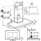 Electrolux EFB60463OX cappa aspirante Cappa aspirante a parete Acciaio inox 625 m³/h A 3