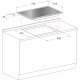 Hotpoint Ariston DD 752 W/HA(SL) Argento Da incasso 75 cm Gas 5 Fornello(i) 5