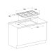 Hotpoint Ariston PKL 741 D2/T/IX/HA Acciaio inox Da incasso Gas 4 Fornello(i) 3