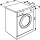 Smeg LBW810ES lavatrice Caricamento frontale 8 kg 1000 Giri/min Bianco 3