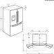 AEG RMB86321NX frigorifero side-by-side Libera installazione 577 L F Stainless steel 6
