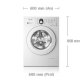 Samsung WF1702WPW lavatrice Caricamento frontale 7 kg 1200 Giri/min Bianco 3