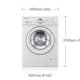 Samsung WF0602NCX lavatrice Caricamento frontale 6 kg Bianco 3