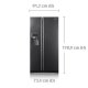 Samsung RSH5PTMH frigorifero side-by-side Libera installazione 524 L Antracite 4