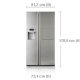 Samsung RSH5PTRS frigorifero side-by-side Libera installazione 524 L Acciaio inossidabile 4