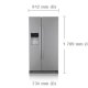 Samsung RSA1DHPE frigorifero side-by-side Libera installazione 516 L Argento 4
