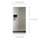 Samsung RSH1UTRS frigorifero side-by-side Libera installazione Argento 4