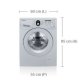 Samsung WF9700N3W lavatrice Caricamento frontale 7 kg 1000 Giri/min Bianco 3