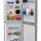 Beko RCSA340M20X frigorifero con congelatore Libera installazione Acciaio inossidabile 3