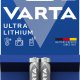 Varta Ultra Lithium, Batteria al litio, AAA, Micro, FR10G445, Blister da 2 3