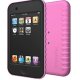 XtremeMac TuffWrap for iPod touch, Black/Pink Nero, Rosa Silicone 3