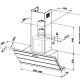 FABER S.p.A. ORIZZONTE PLUS EG8 X A90 ACTIVE Cappa aspirante a parete Stainless steel 645 m³/h 3