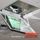 Draper Revelation Model B, 110 V supporto per proiettore Soffitto Bianco 7