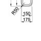 Elleci LIC130SACUN lavello Acciaio inossidabile 3