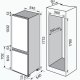 Electrolux FI 22/10 A+ frigorifero con congelatore Da incasso 280 L Bianco 3