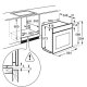 Electrolux EOC5640GOW forno 72 L 3480 W A+ Acciaio inossidabile 5