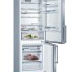 Bosch Serie 4 KGE49EI4P frigorifero con congelatore Libera installazione 412 L Acciaio inossidabile 3