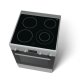 Bosch Serie 4 HCA743250E cucina Elettrico Ceramica Nero, Acciaio inossidabile, Bianco A 6