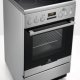 Electrolux EKI54953OX Cucina Elettrico Piano cottura a induzione Nero, Acciaio inossidabile A 7